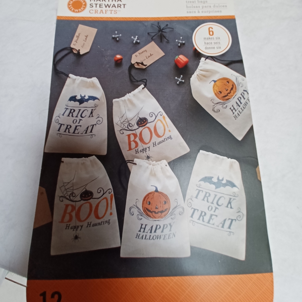 Martha Stewart Trick or Treat bags NWOT set of 6